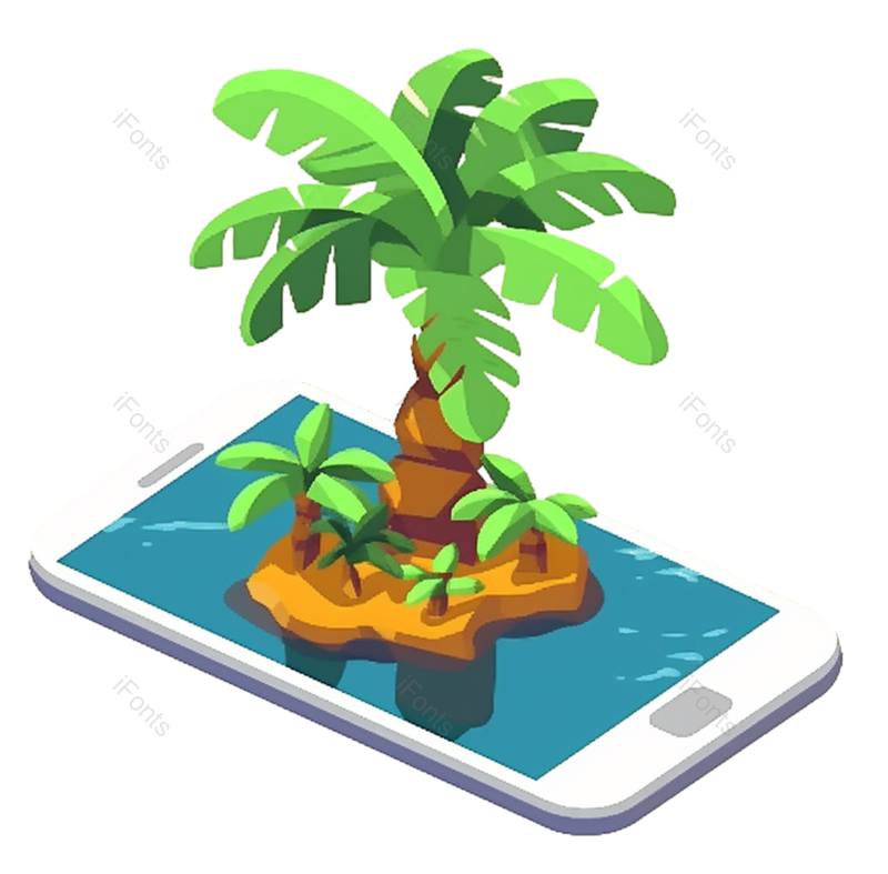 自然图片,海滩元素,植物PNG,矢量免抠素材